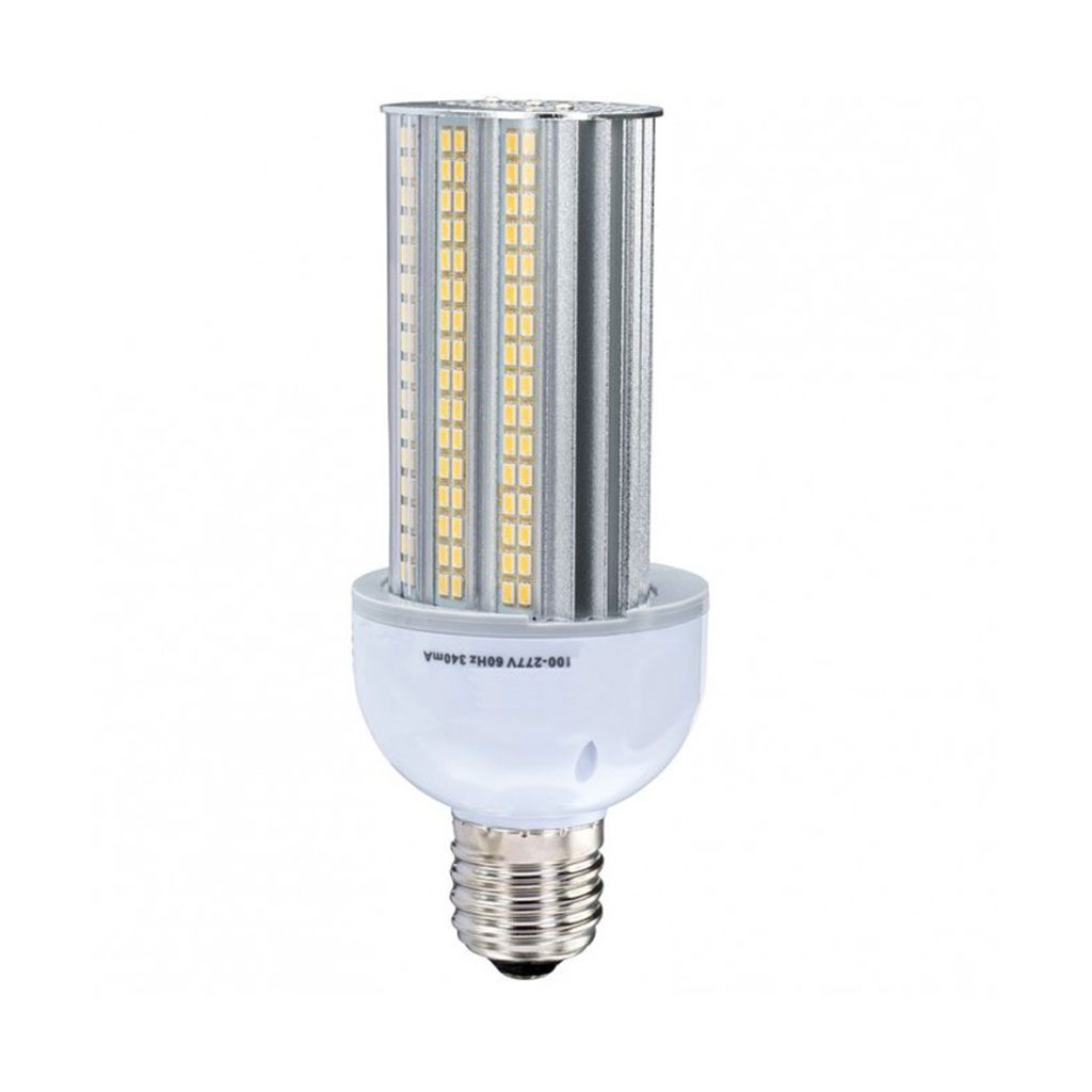 Energiesparende LED-Lampe mit schlankem Design und vielen Leuchtdioden.