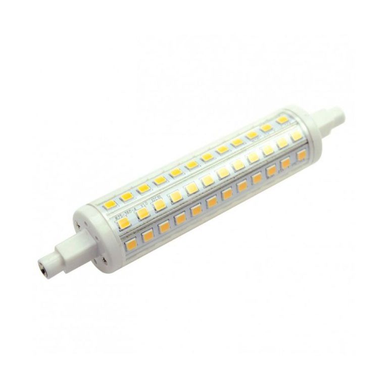 LED-Stablampe mit mehreren weißen Leuchtdioden in zylindrischer Form.