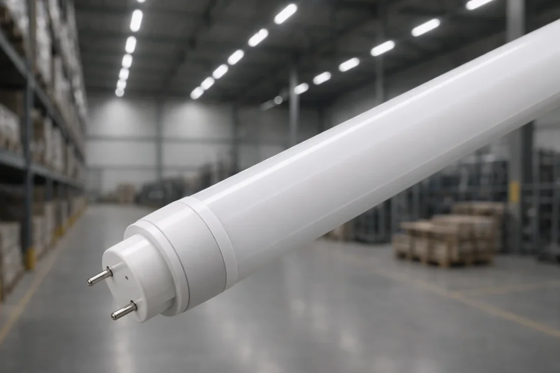 T8 LED Röhre 60cm mit G13 Sockel für Retrofit in Industriehalle und technische Anwendungen
